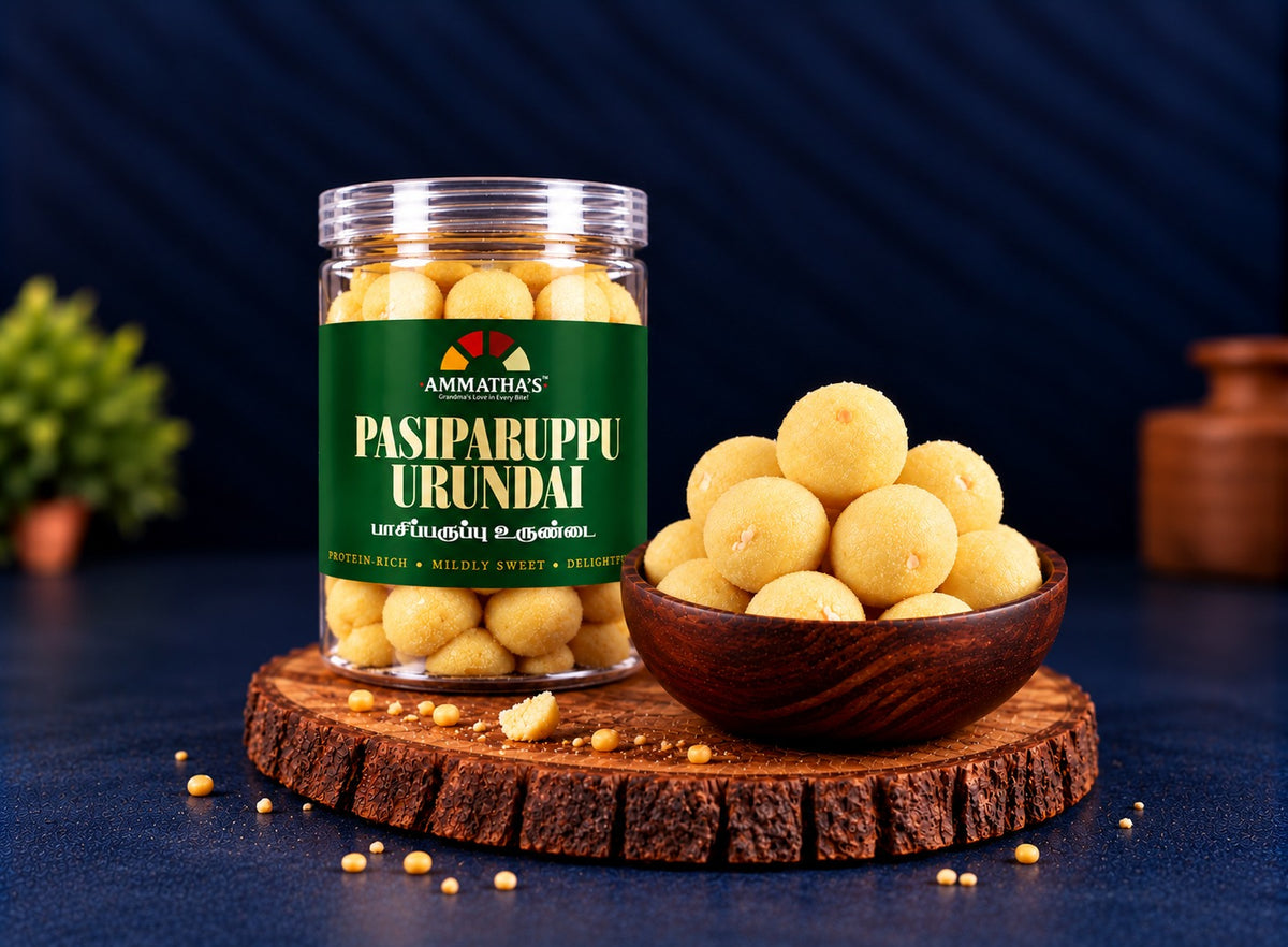 Pasiparuppu Urundai 200gm